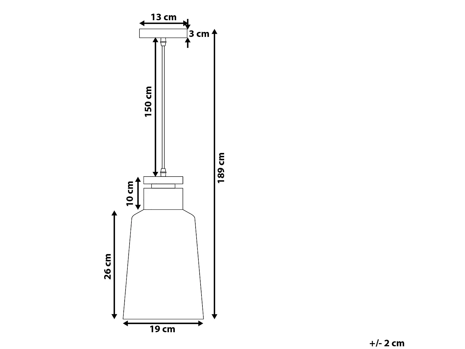 Hanglamp NEVA Metaal Wit