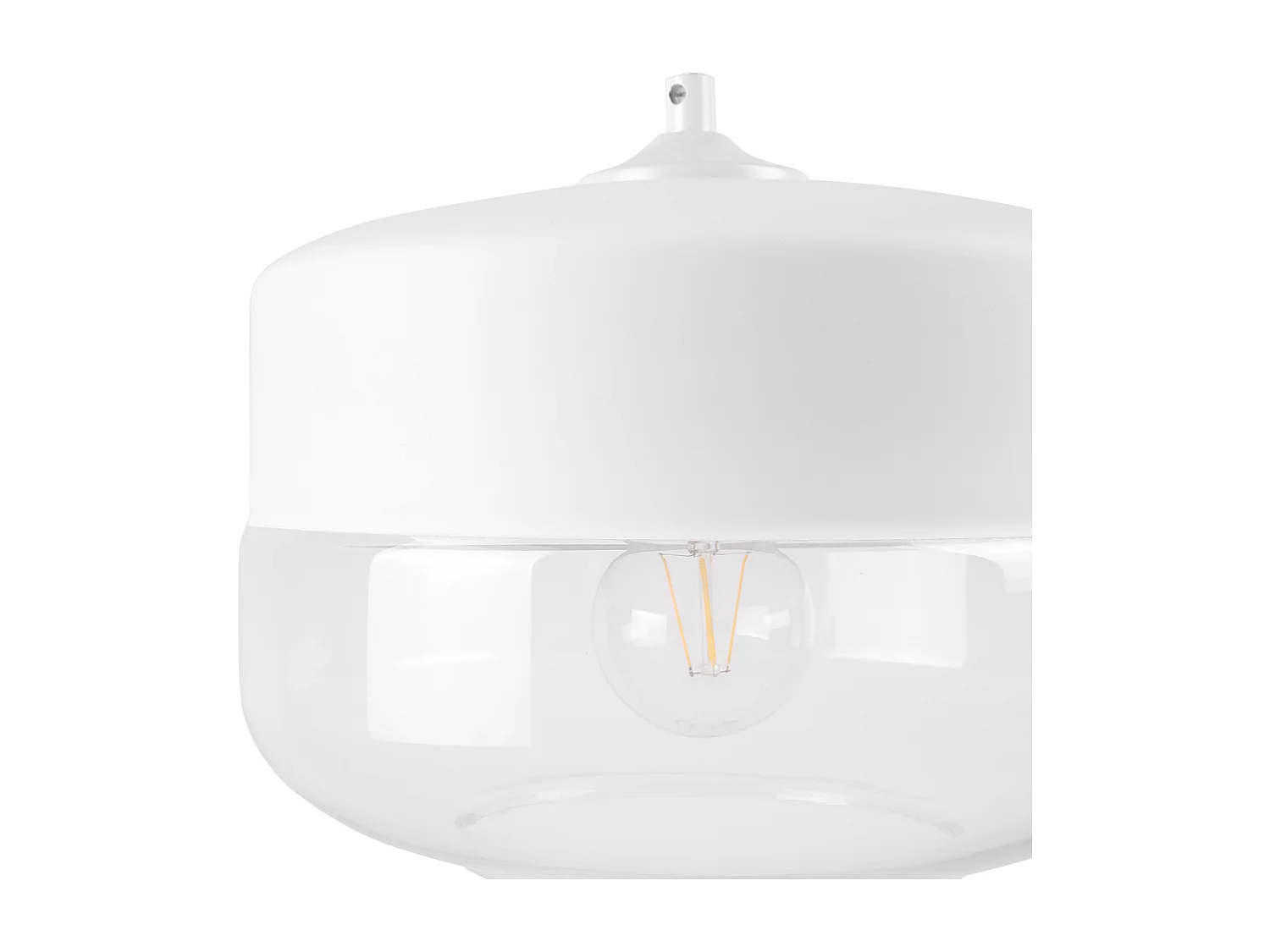 Lampe suspension MURRAY Verre Blanc