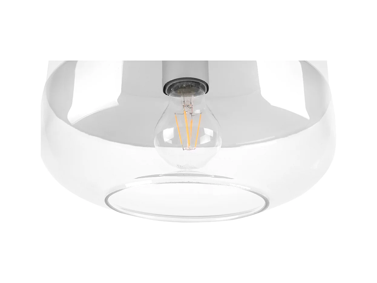 Lampe suspension MURRAY Verre Blanc