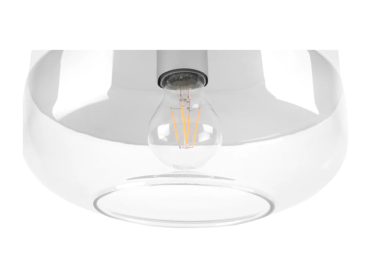 Lampe suspension MURRAY Verre Blanc