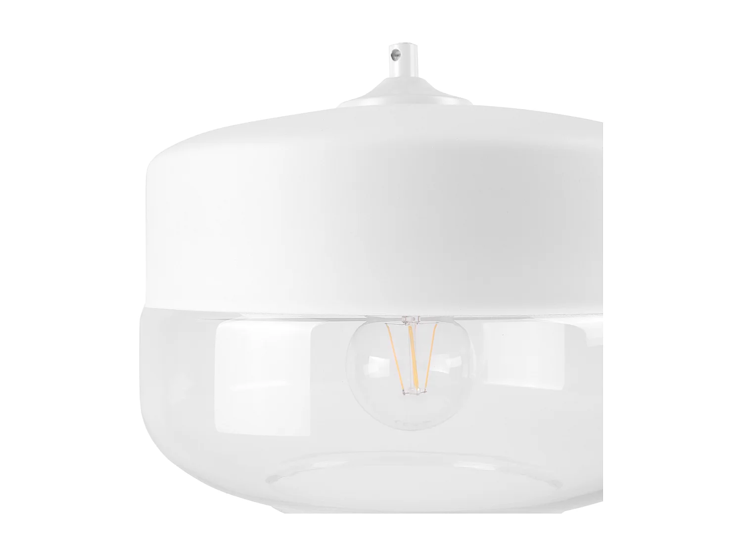 Candeeiro suspenso MURRAY Vidro Branco