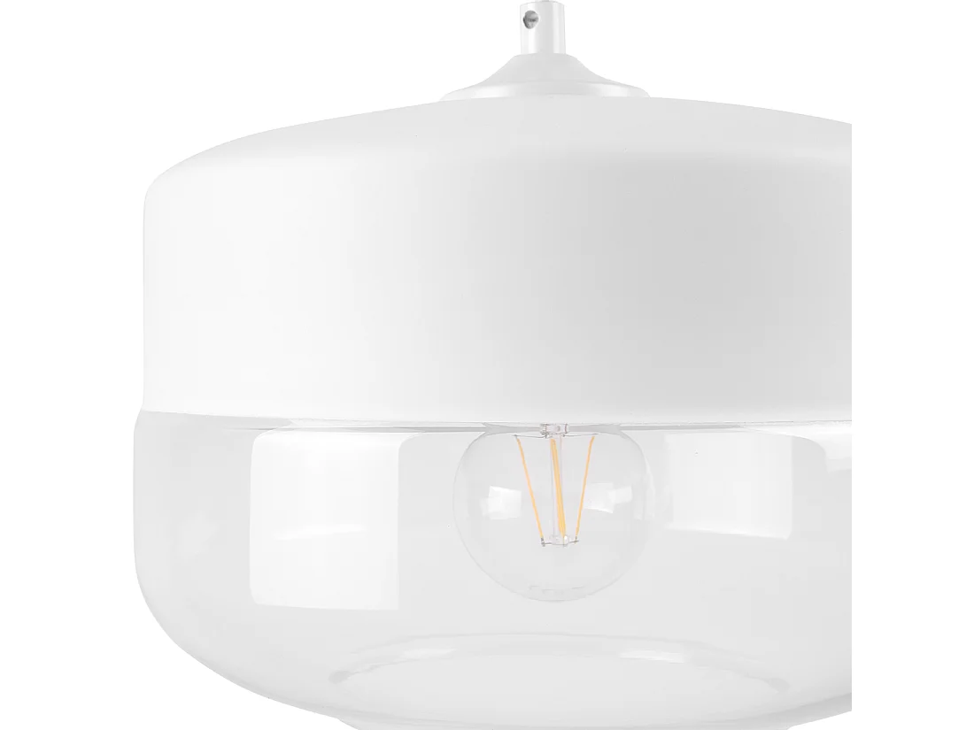 Lampe suspension MURRAY Verre Blanc