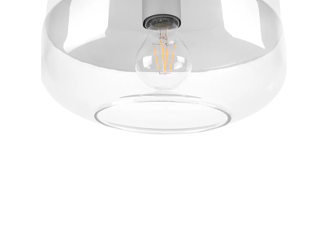 Lampe suspension MURRAY Verre Blanc