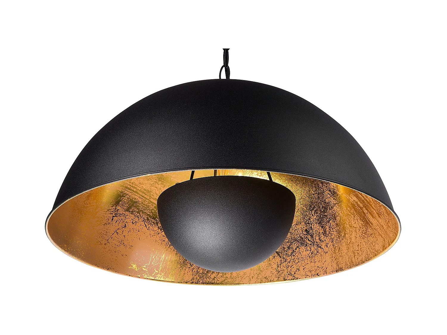 Lampe suspension THAMES Métal Noir