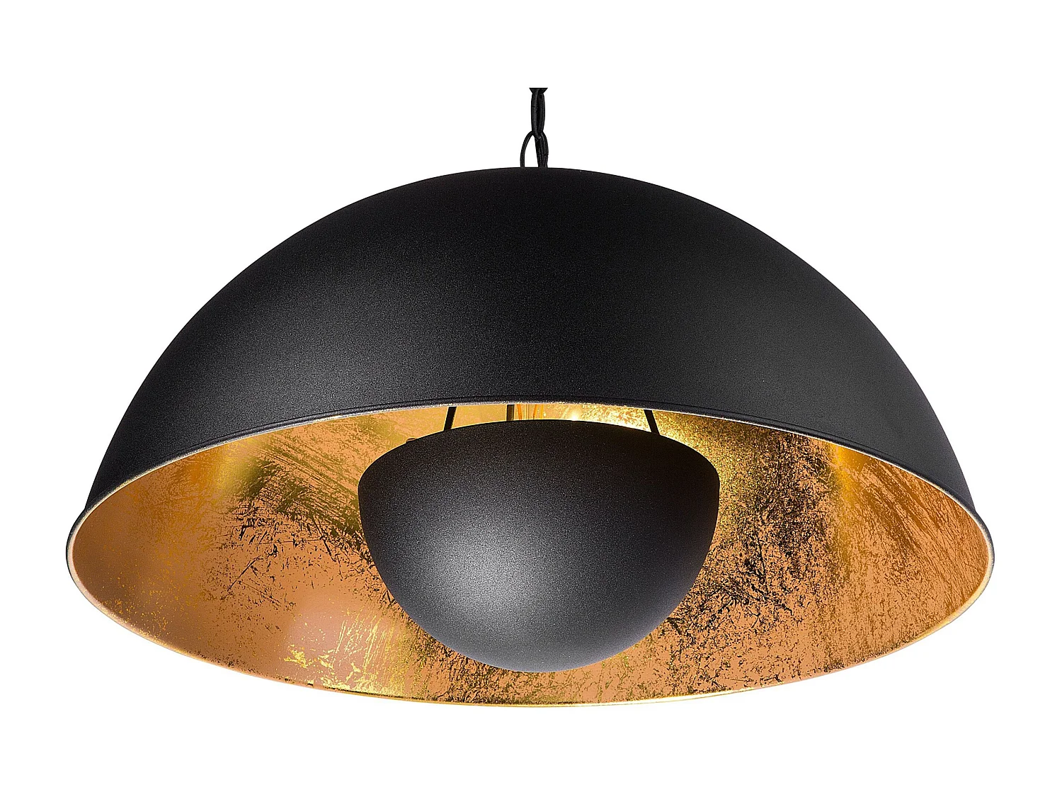 Lampe suspension THAMES Métal Noir