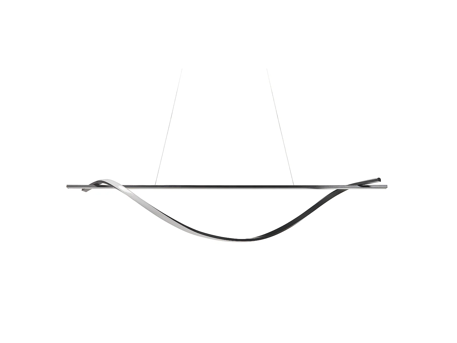 Lampe LED suspendue BODRI Métal Noir