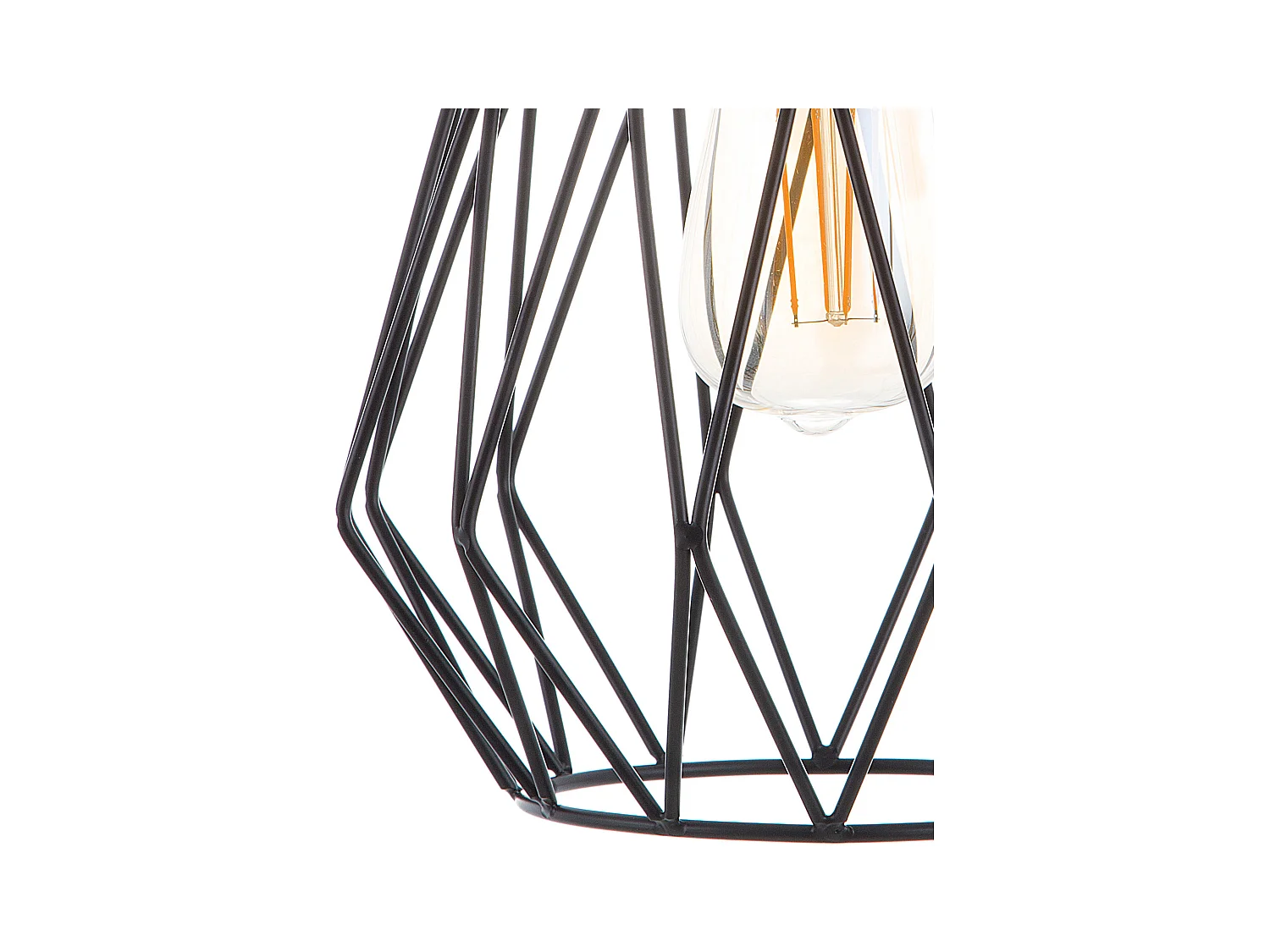 Lampe suspension MAGRA Métal Noir