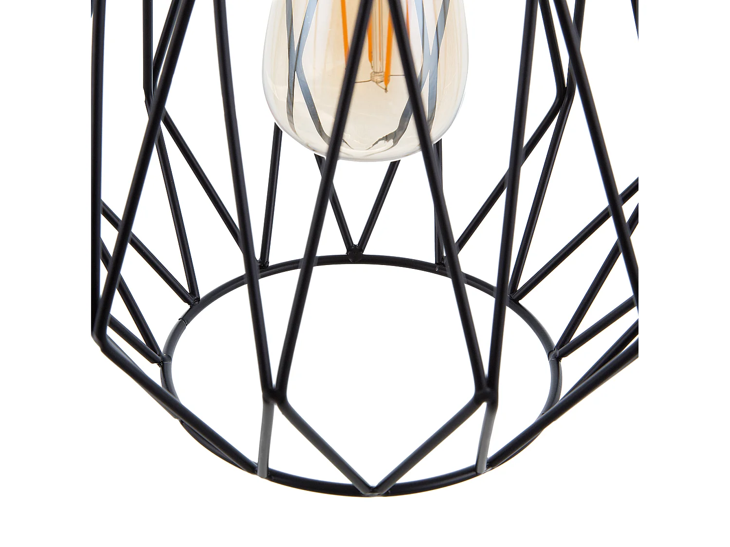 Lampe suspension MAGRA Métal Noir