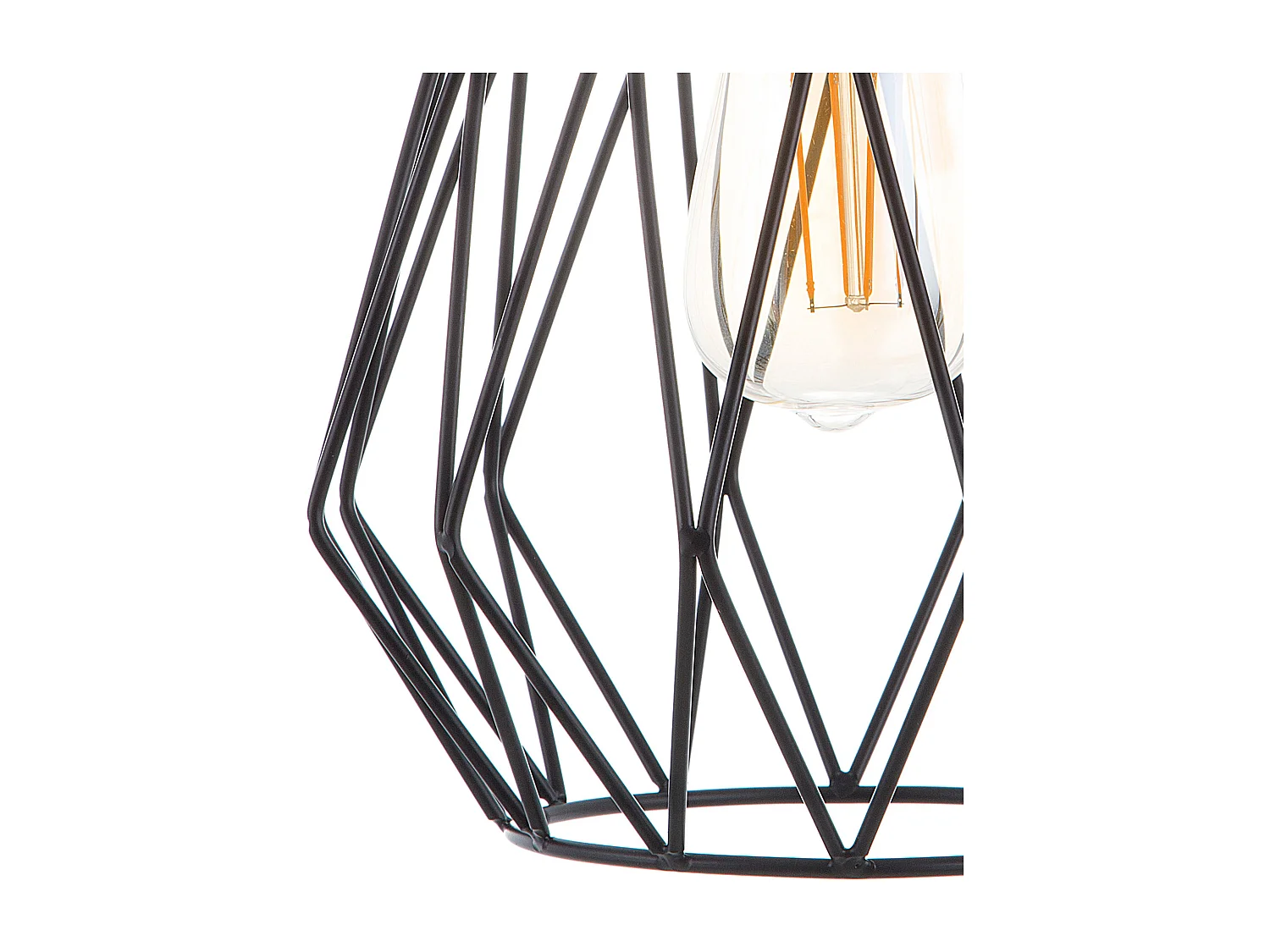 Lampe suspension MAGRA Métal Noir