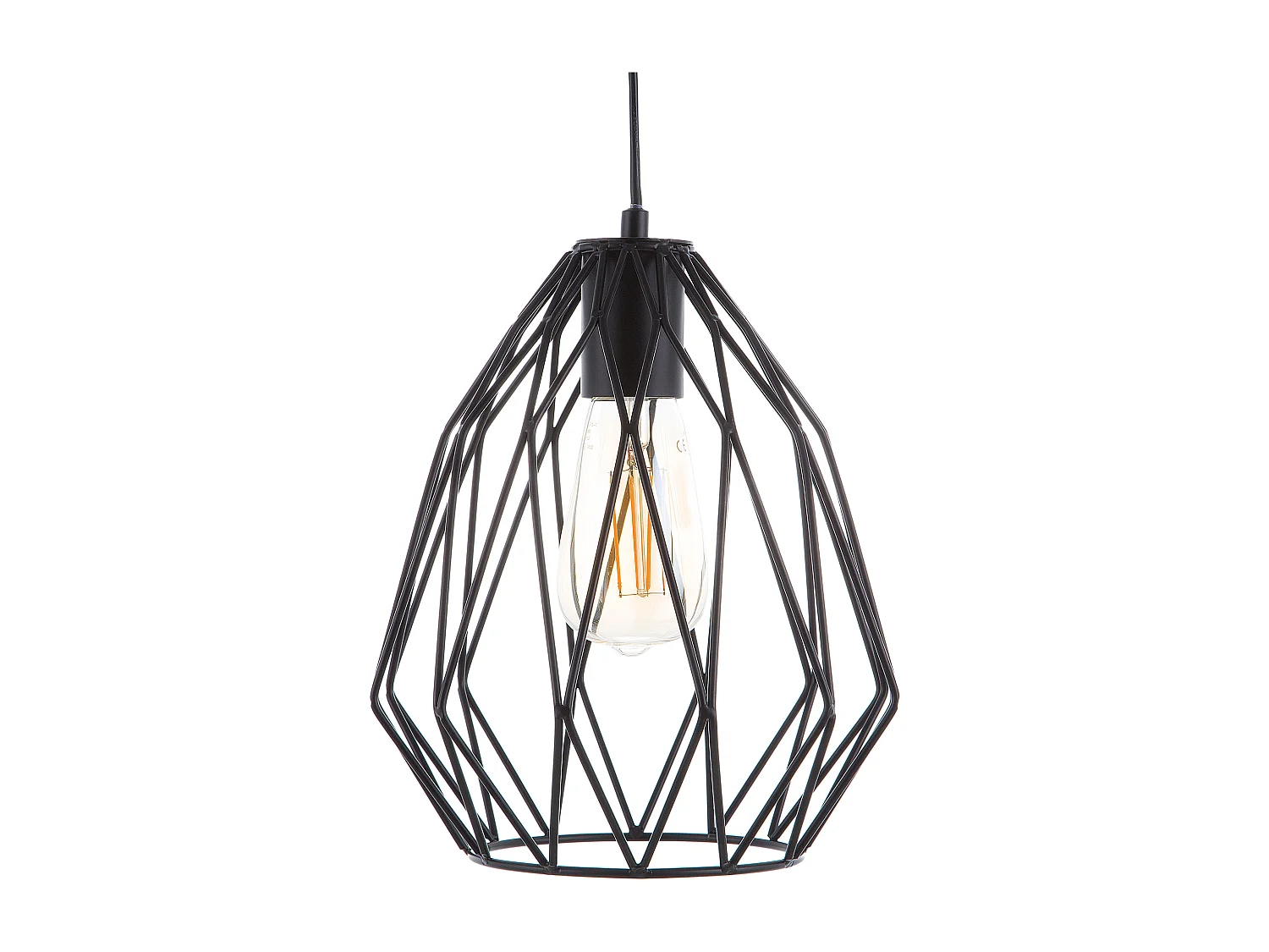 Lampe suspension MAGRA Métal Noir