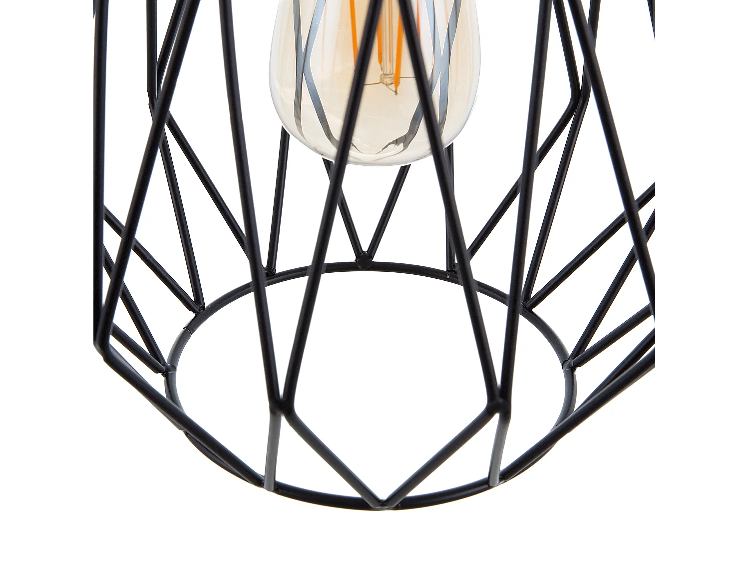 Lampe suspension MAGRA Métal Noir