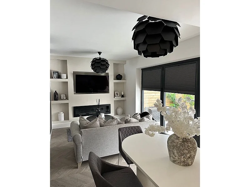 Lampe suspension SEGRE L Noir