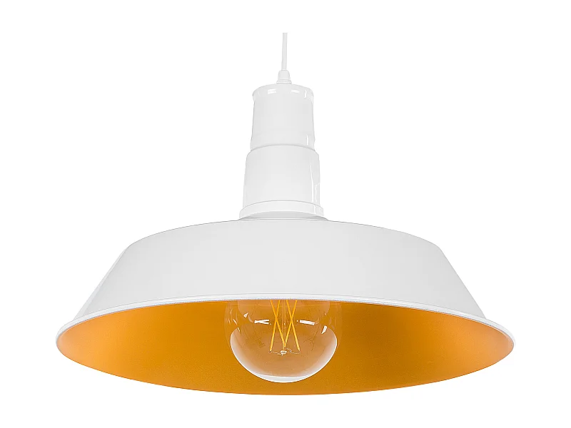 Lampe suspension BAYOU Métal Blanc