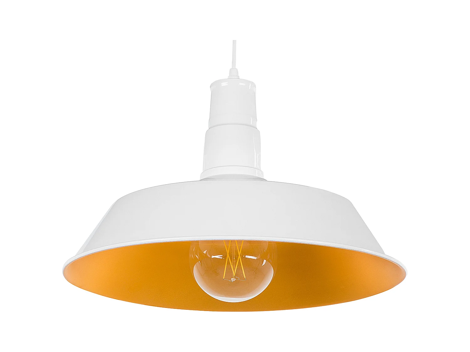 Lampe suspension BAYOU Métal Blanc
