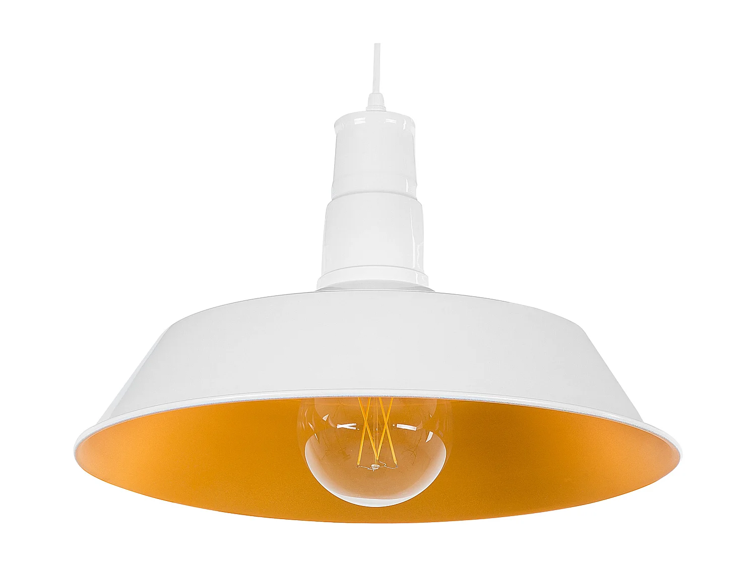 Candeeiro suspenso BAYOU Metal Branco