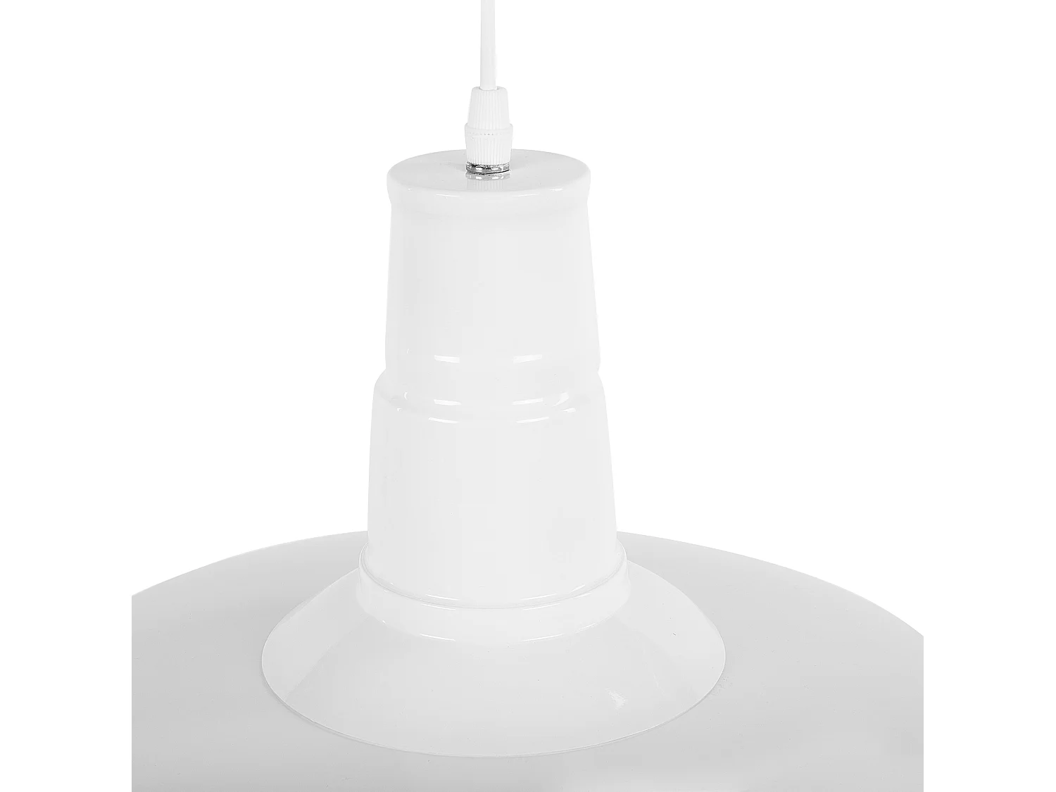 Candeeiro suspenso BAYOU Metal Branco