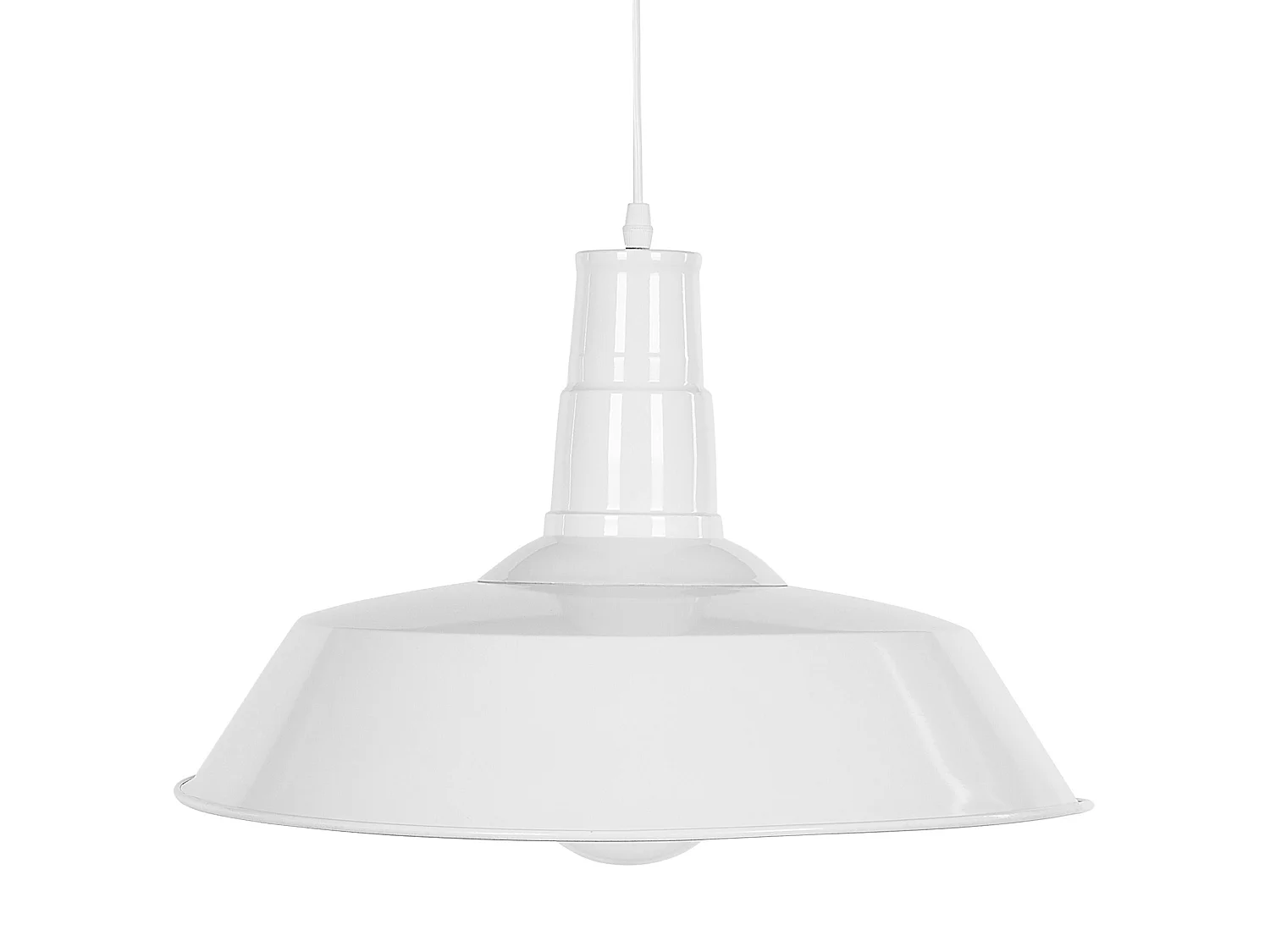 Pendellampa BAYOU Metall Vit