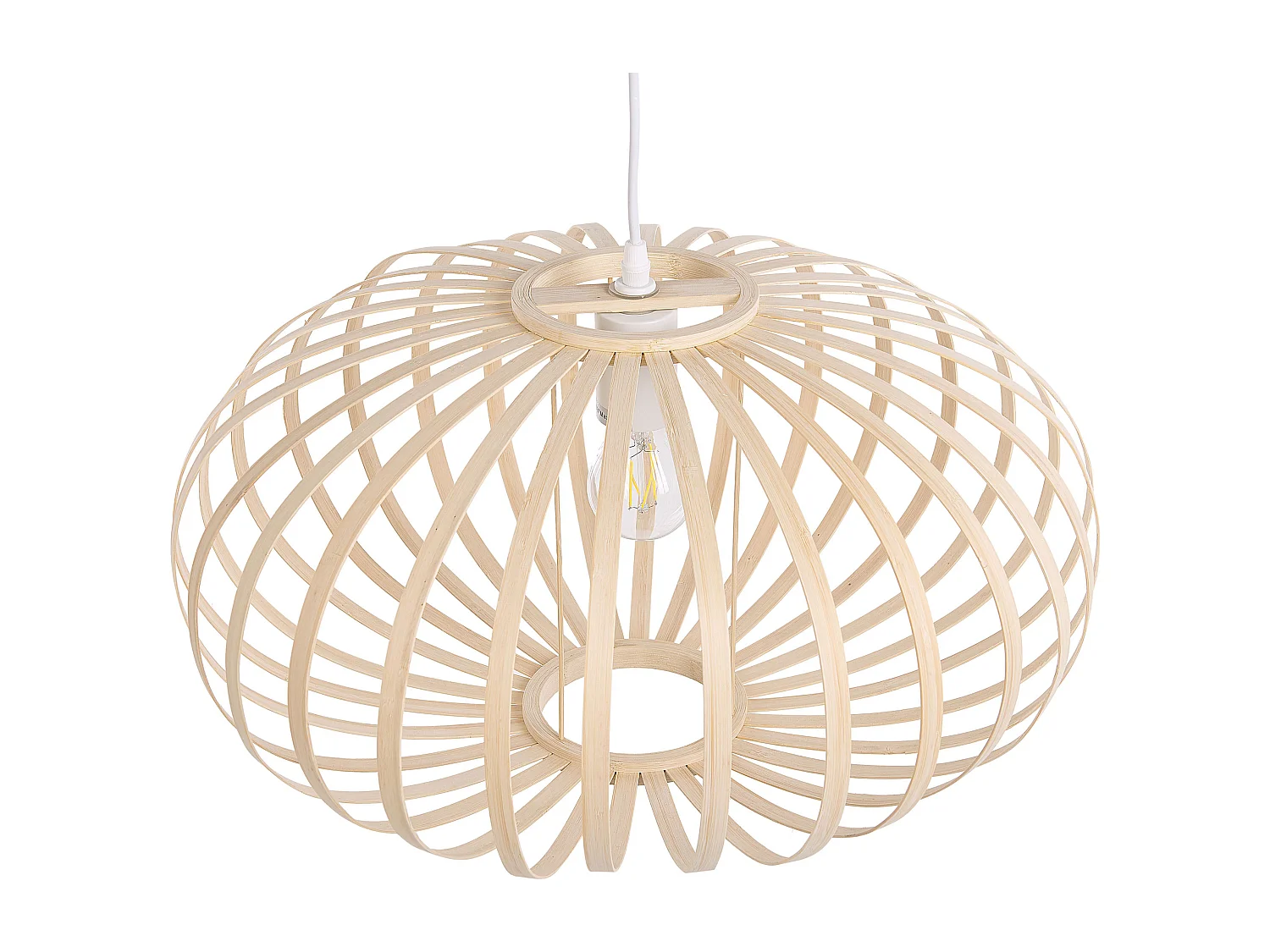 Hanglamp HAVEL Bamboehout Lichtbruin