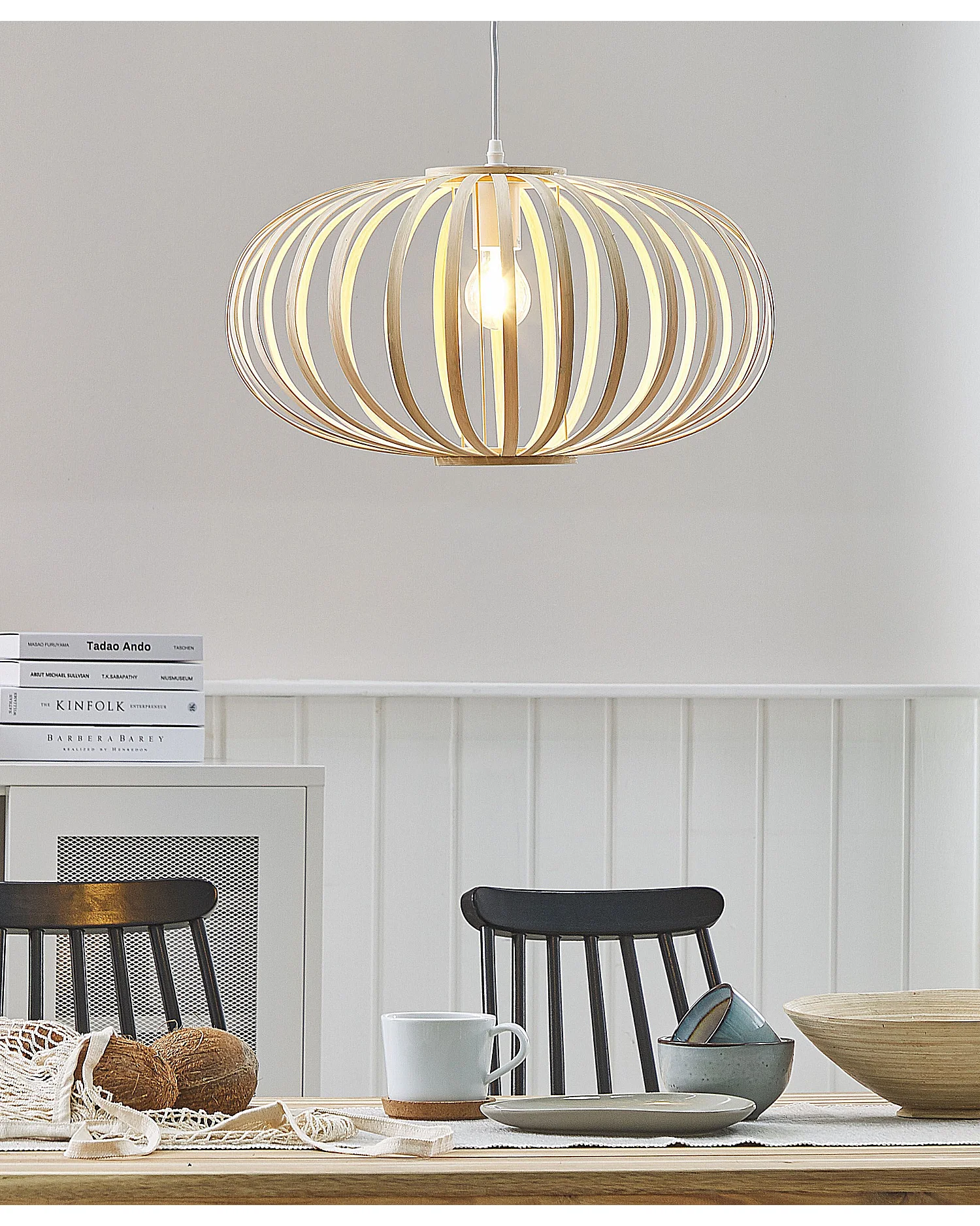 Lampadario HAVEL Legno di bambù Marrone chiaro