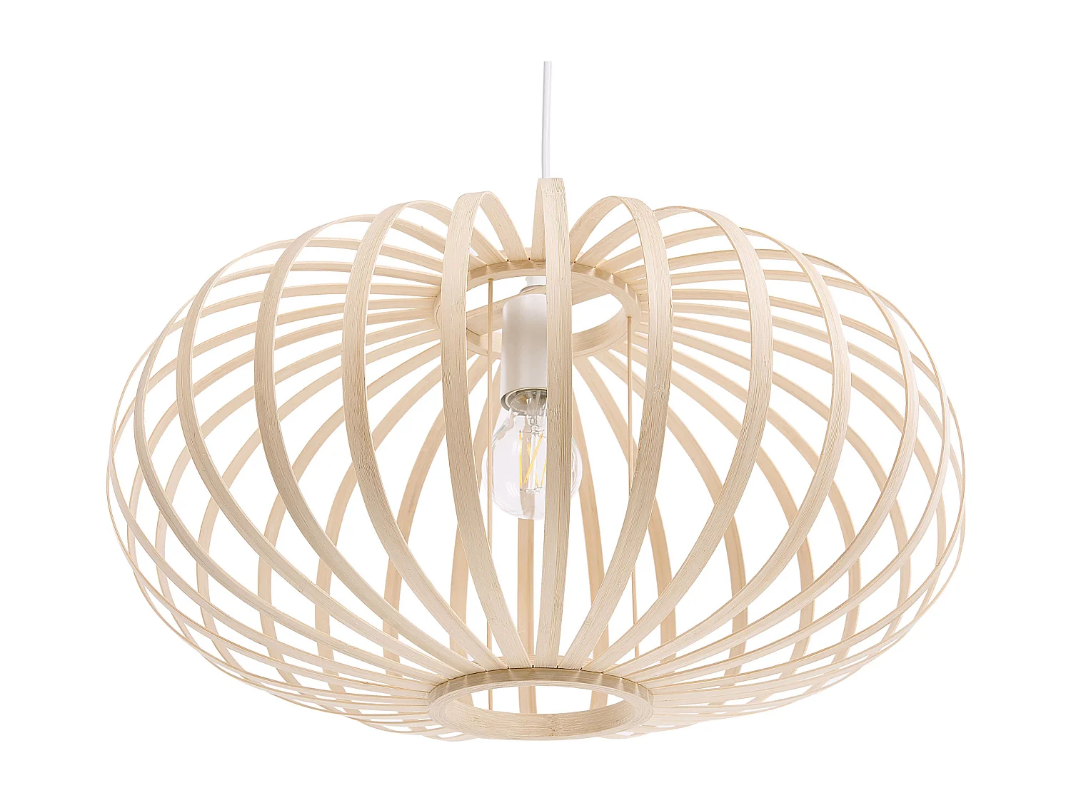 Lampadario HAVEL Legno di bambù Marrone chiaro