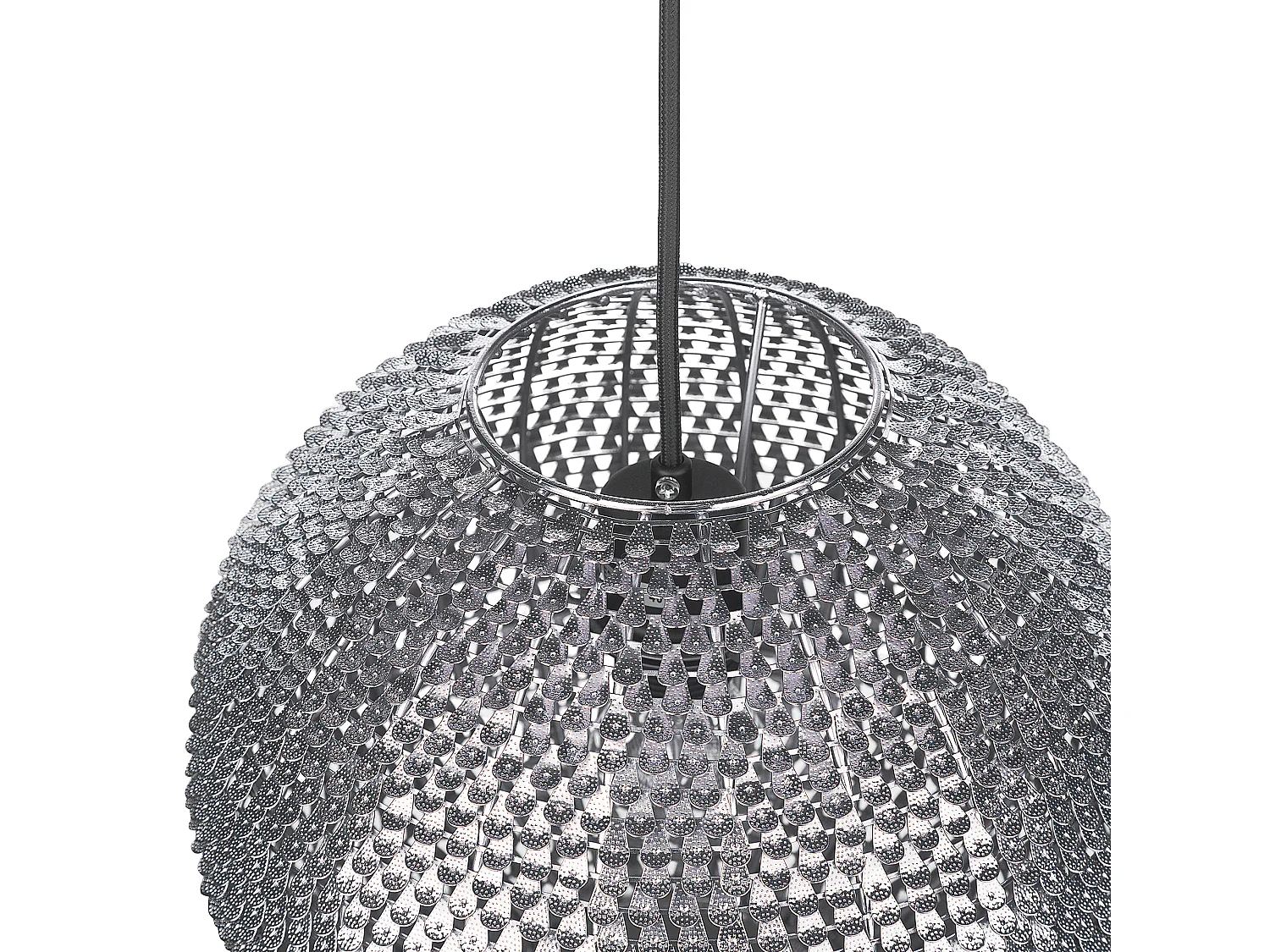 Lampe suspension SEINE Métal Argenté