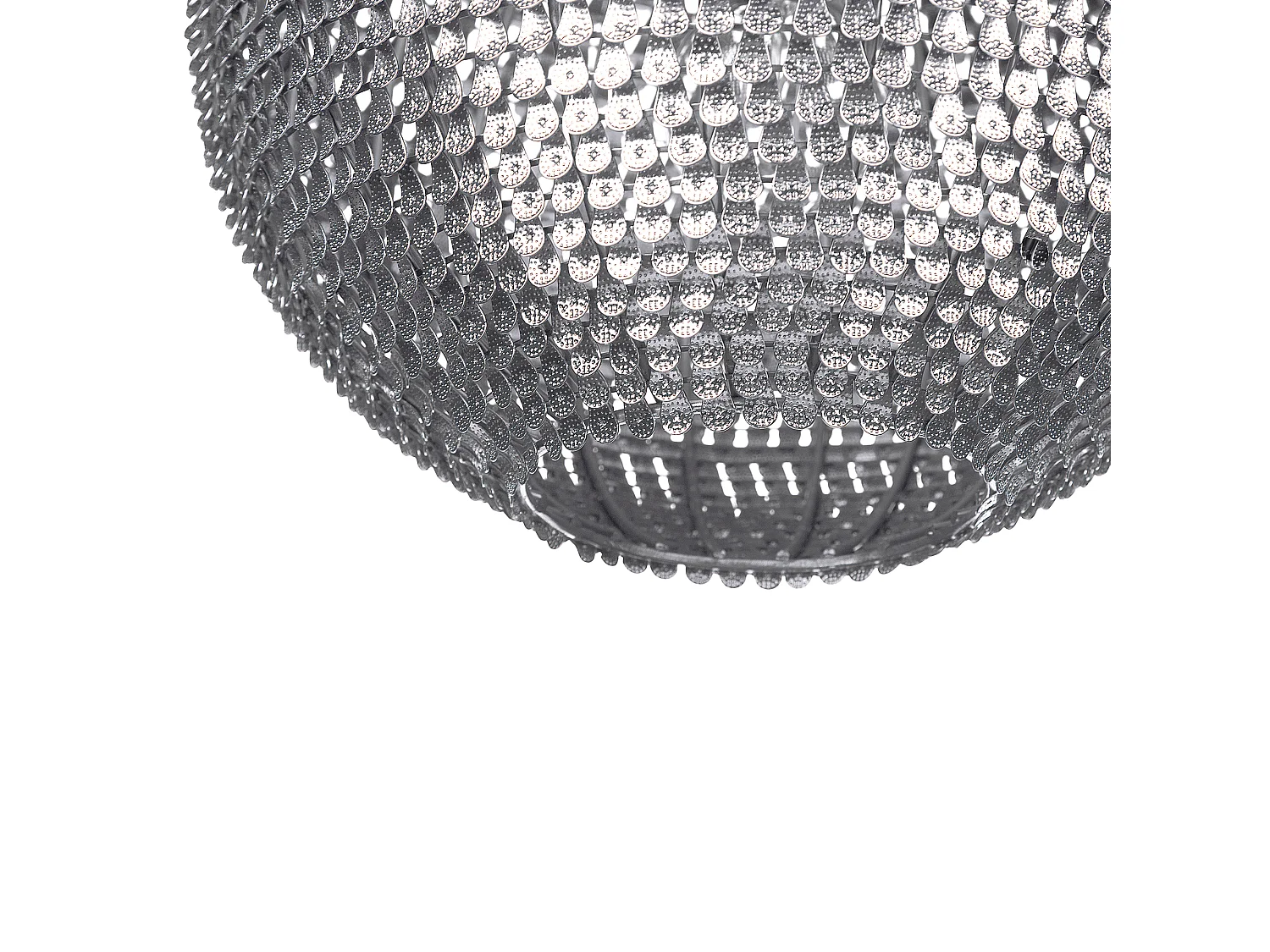 Lampe suspension SEINE Métal Argenté