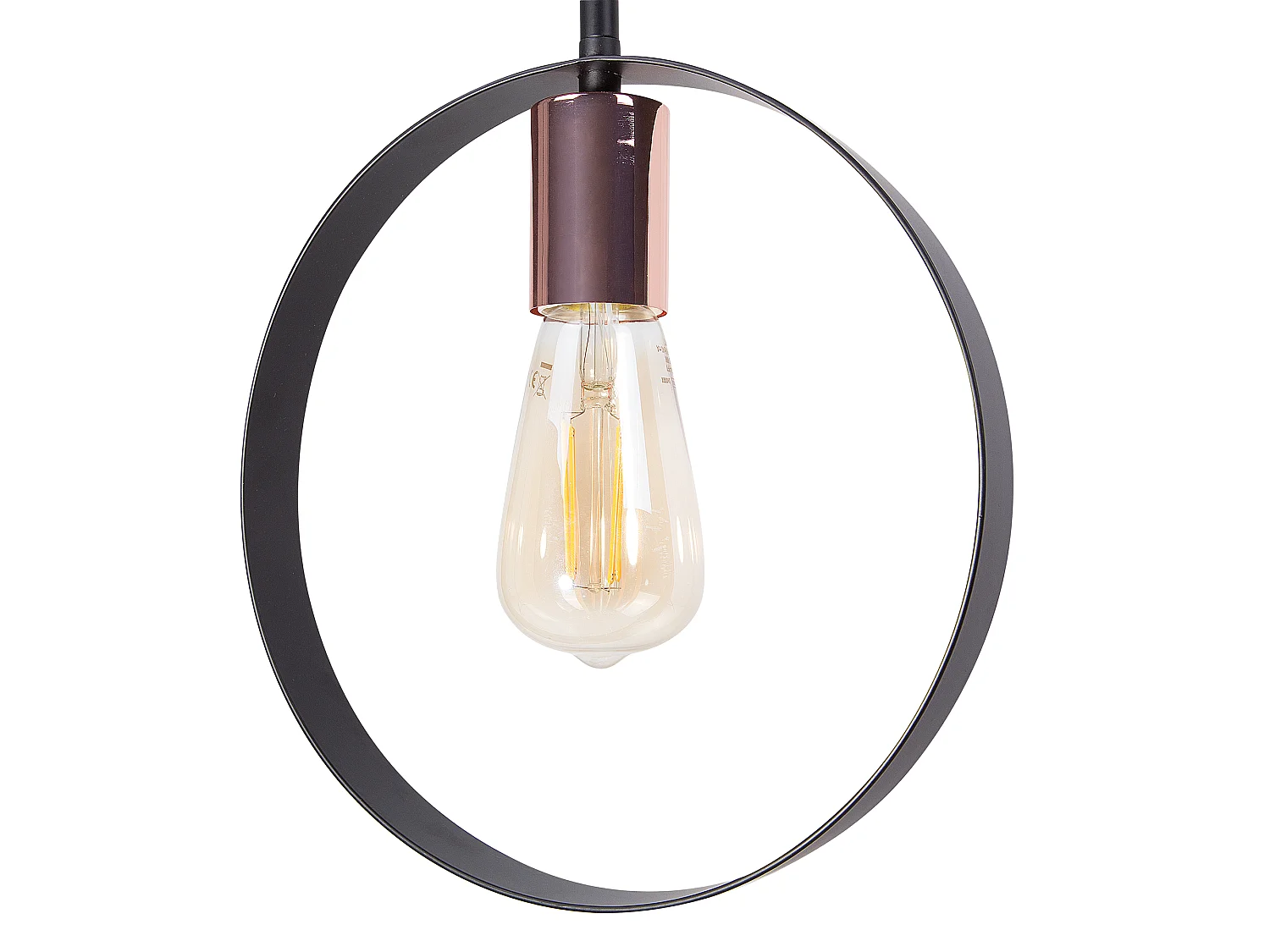 Lampe suspension VOMANO Métal Noir