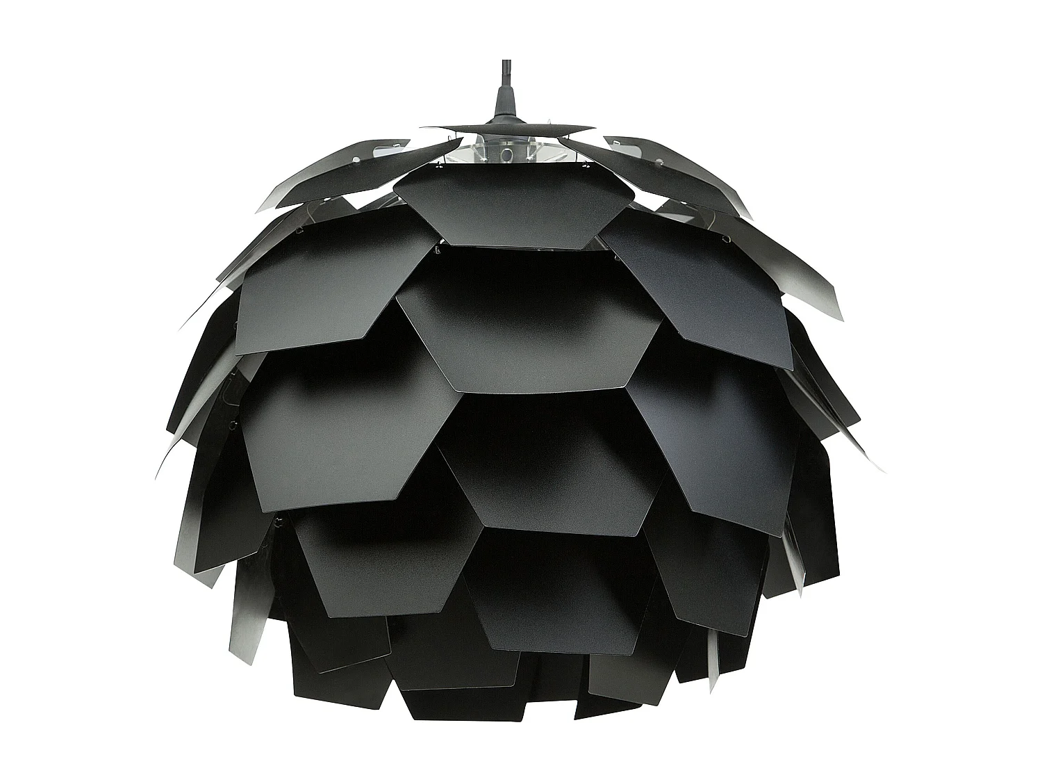 Moderne Hängelampe Blumenform Kunststoff schwarz Segre klein