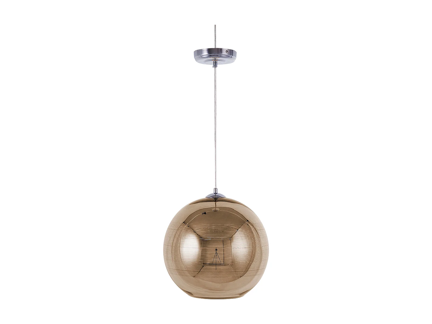 Hanglamp ASARO Glas Goud