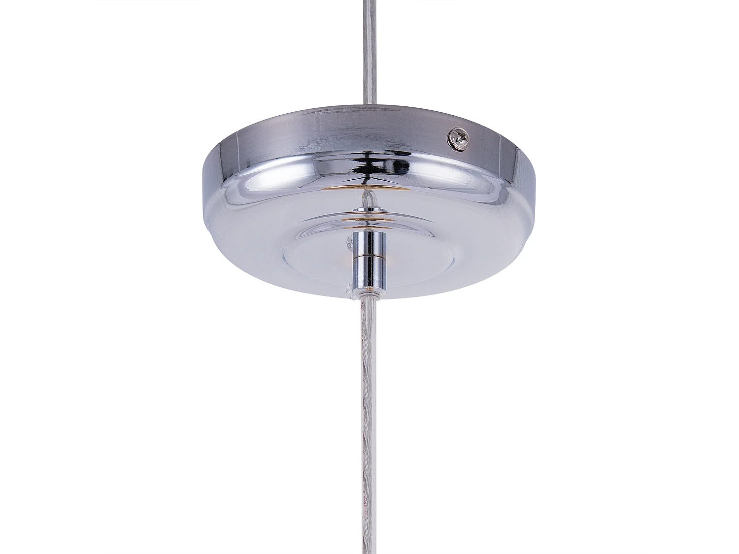 Lampe suspension ASARO Verre Doré