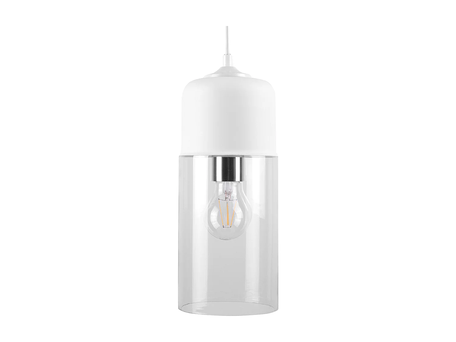 Lampe suspension PURUS Verre Blanc