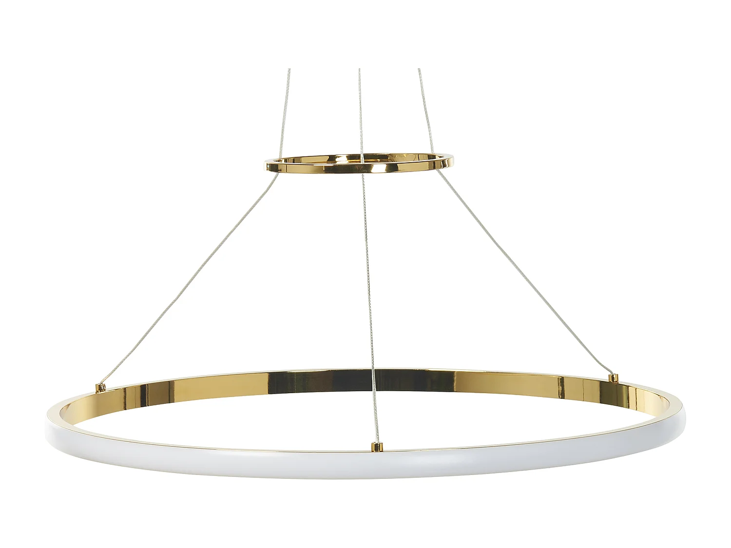 Hängelampe LED Metall Gold dia. 50 cm Tano