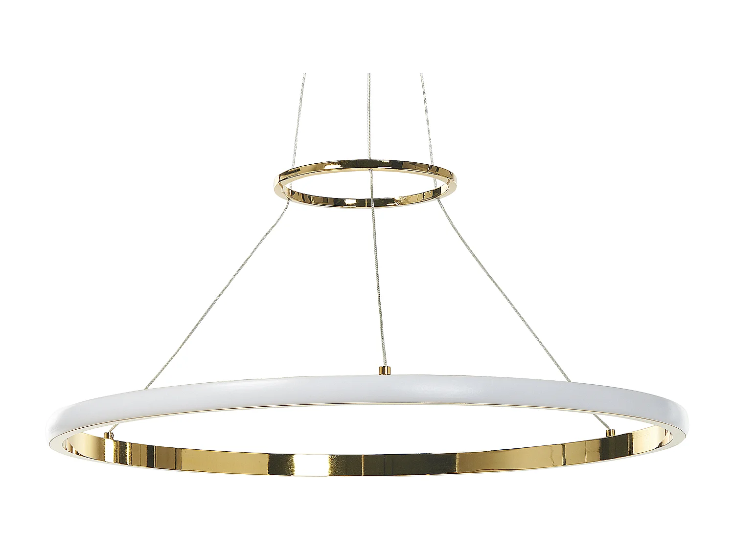 Hängelampe LED Metall Gold dia. 50 cm Tano