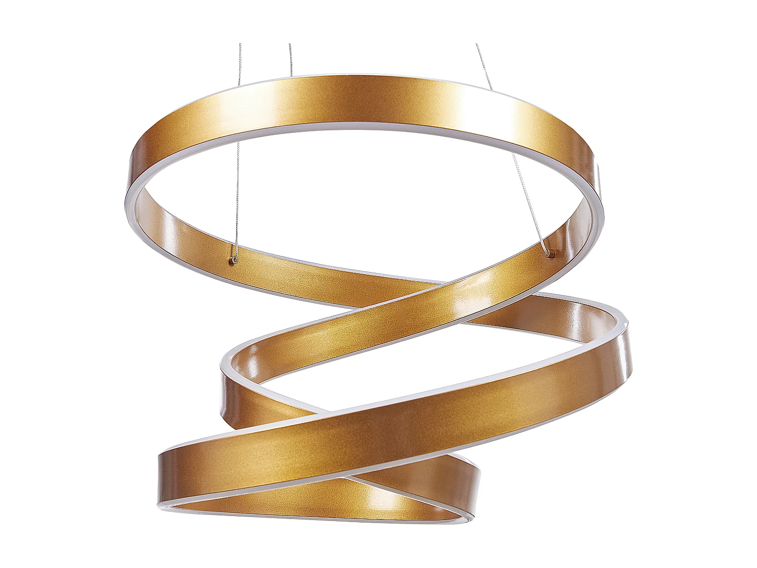 Lámpara LED colgante WANLI Metal Dorado