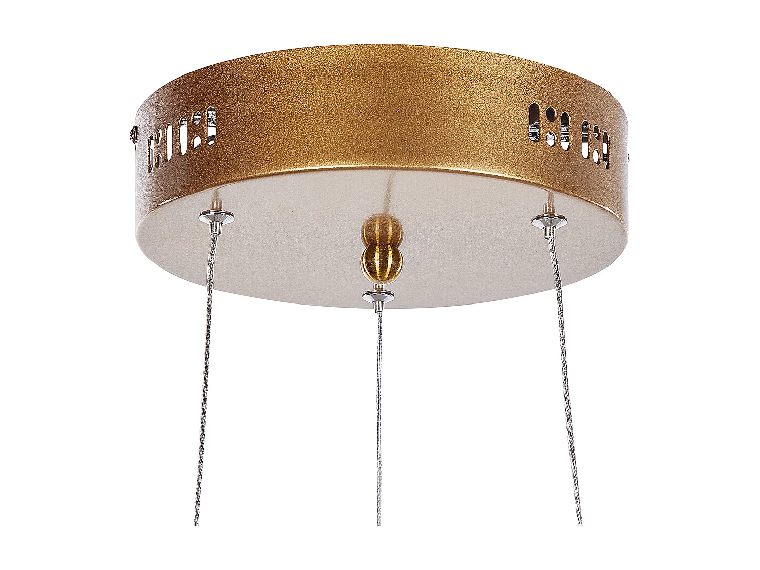 Lámpara LED colgante WANLI Metal Dorado