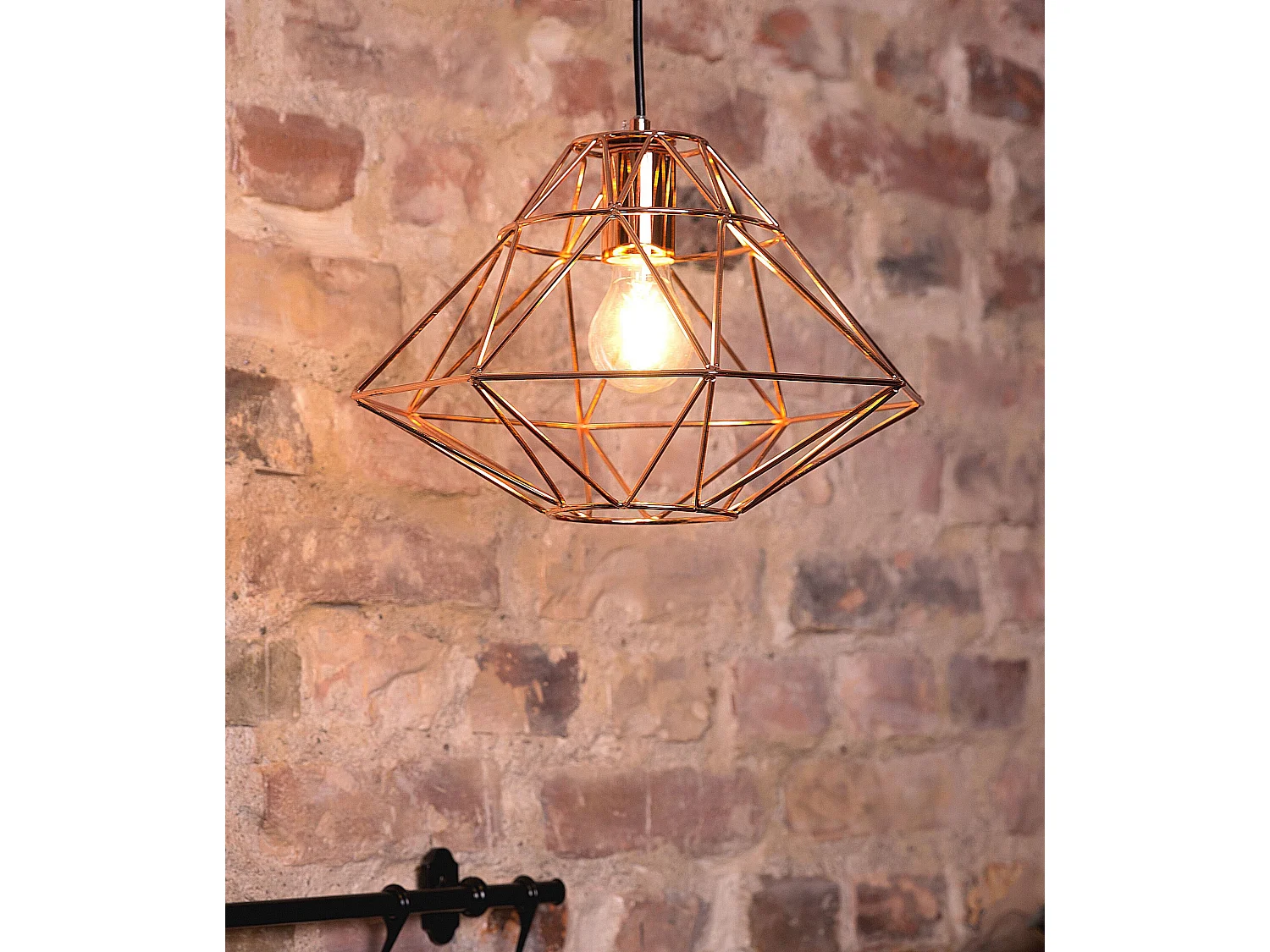 Lampe suspension GUAM Métal Cuivré