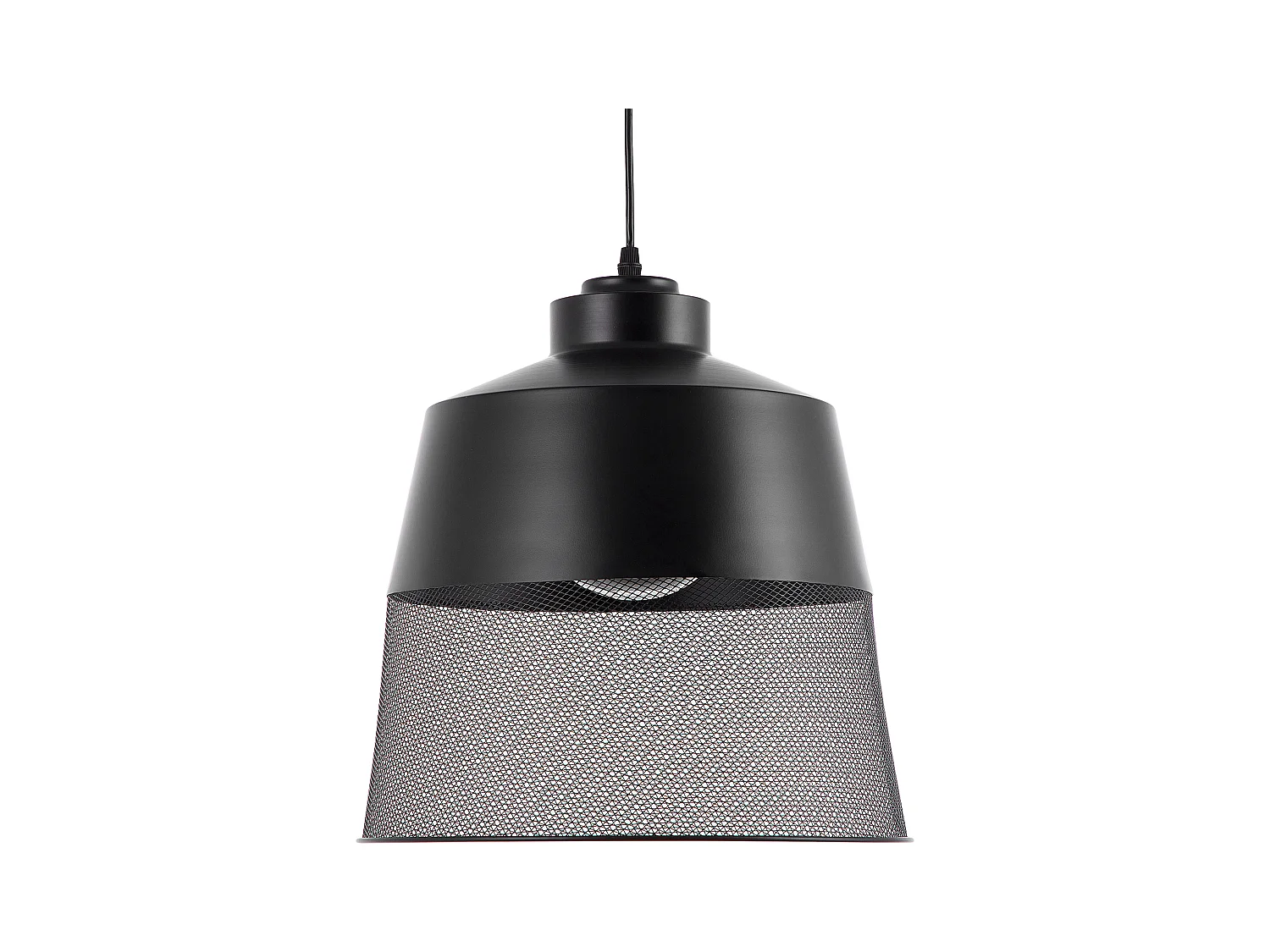 Lampe suspension MUGA Métal Noir