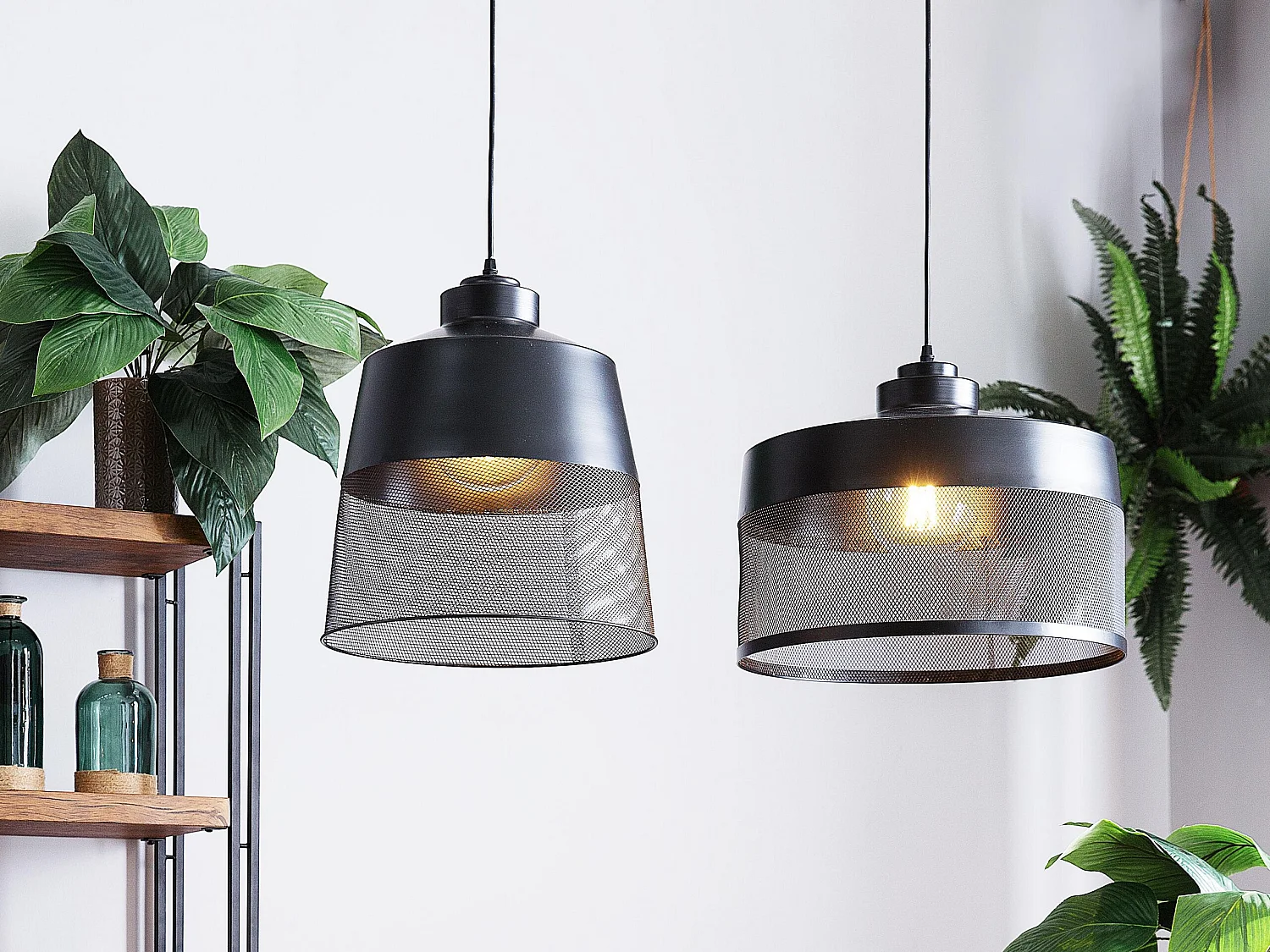 Hanglamp MUGA Metaal Zwart