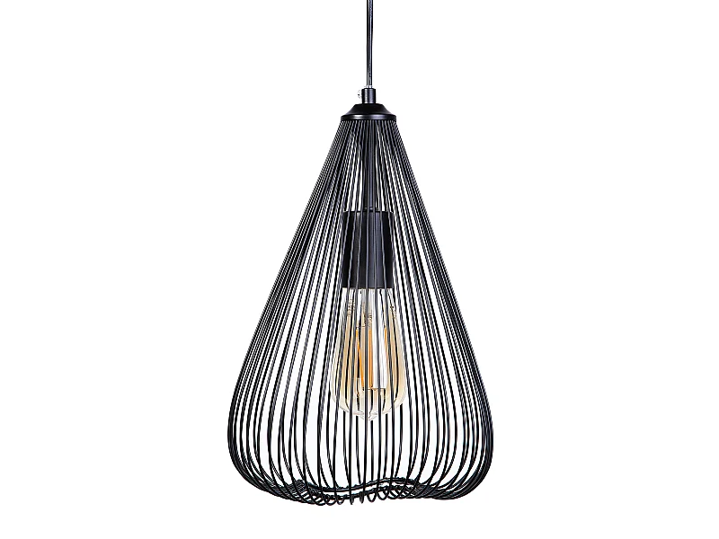 Hängelampe CONCA Metall Schwarz