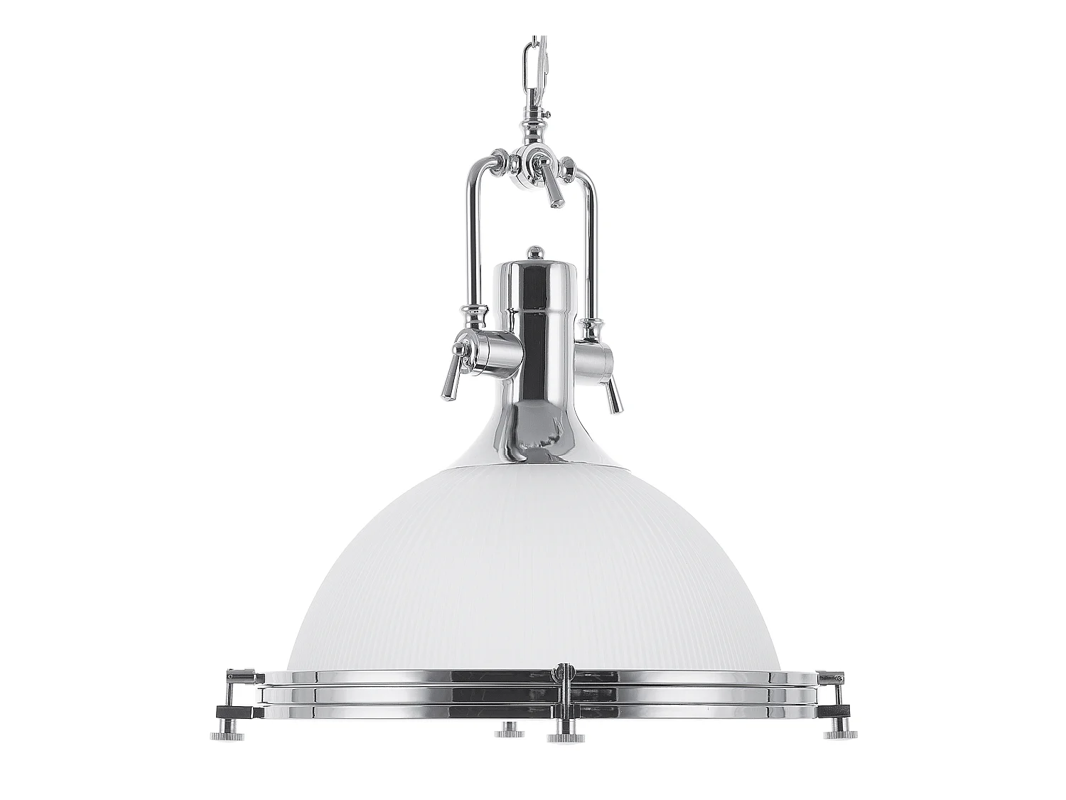 Lampe suspension EBRON Verre Blanc