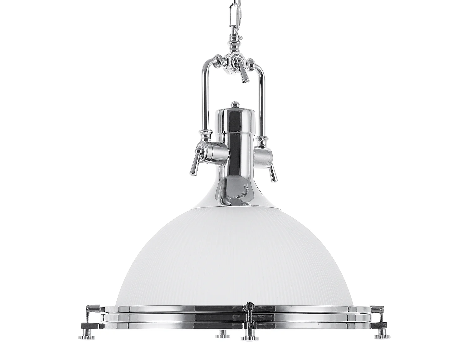 Lampe suspension EBRON Verre Blanc