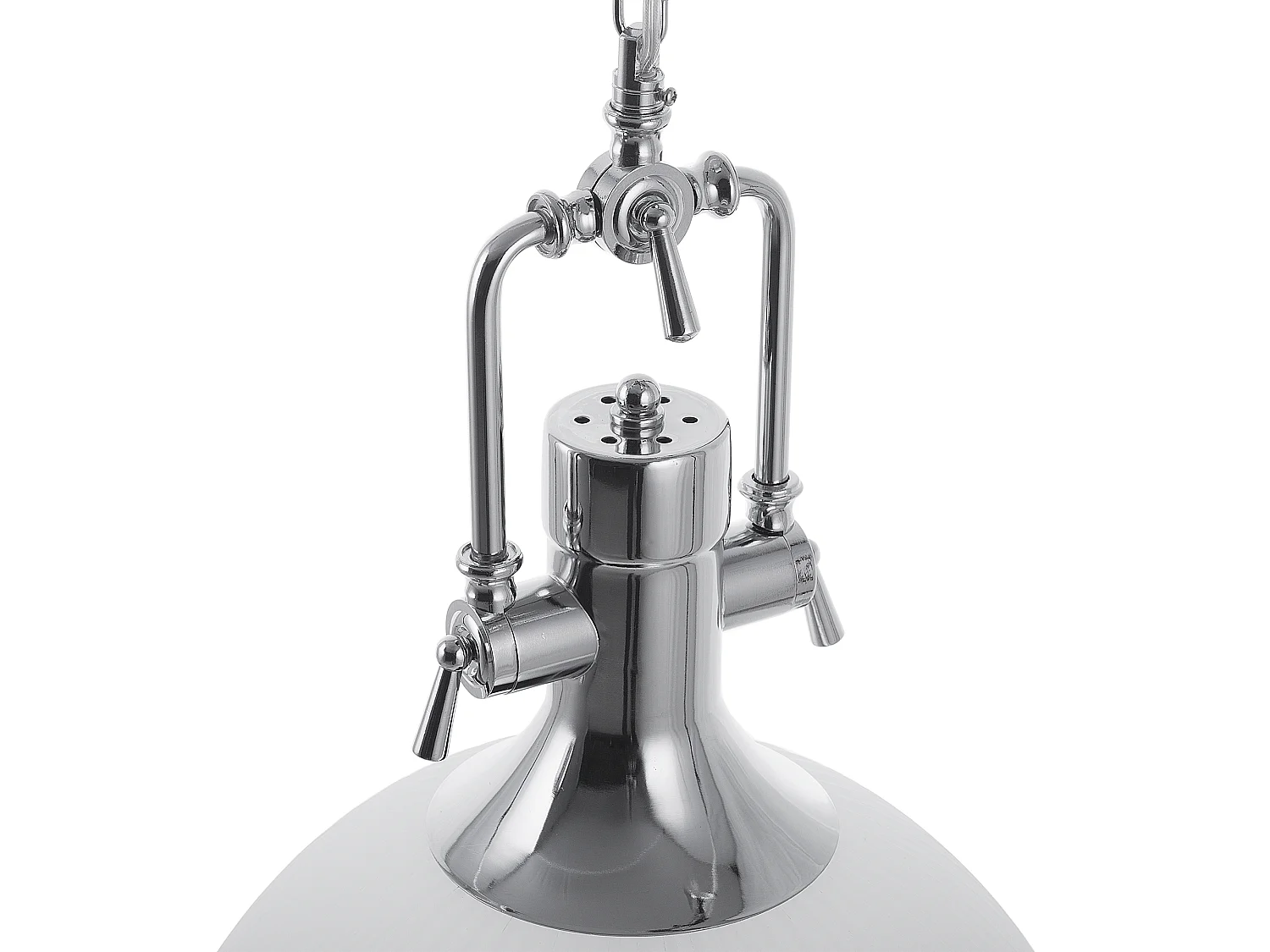 Candeeiro suspenso EBRON Vidro Branco