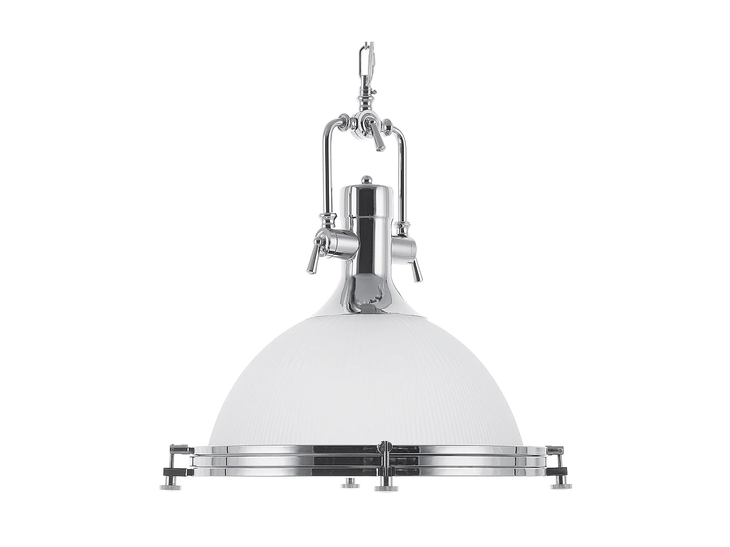 Lampe suspension EBRON Verre Blanc