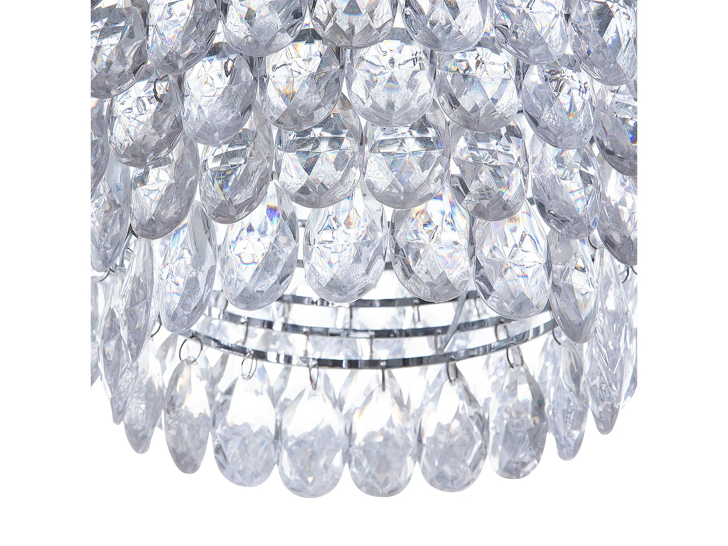 Lampe suspension SAUER Argenté