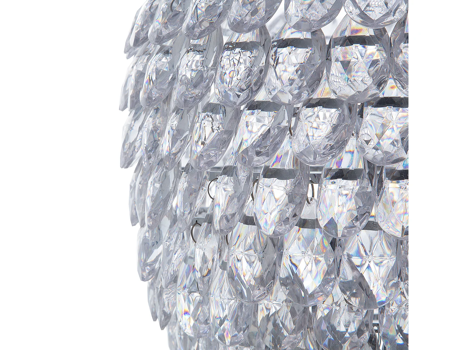 Lampe suspension SAUER Argenté