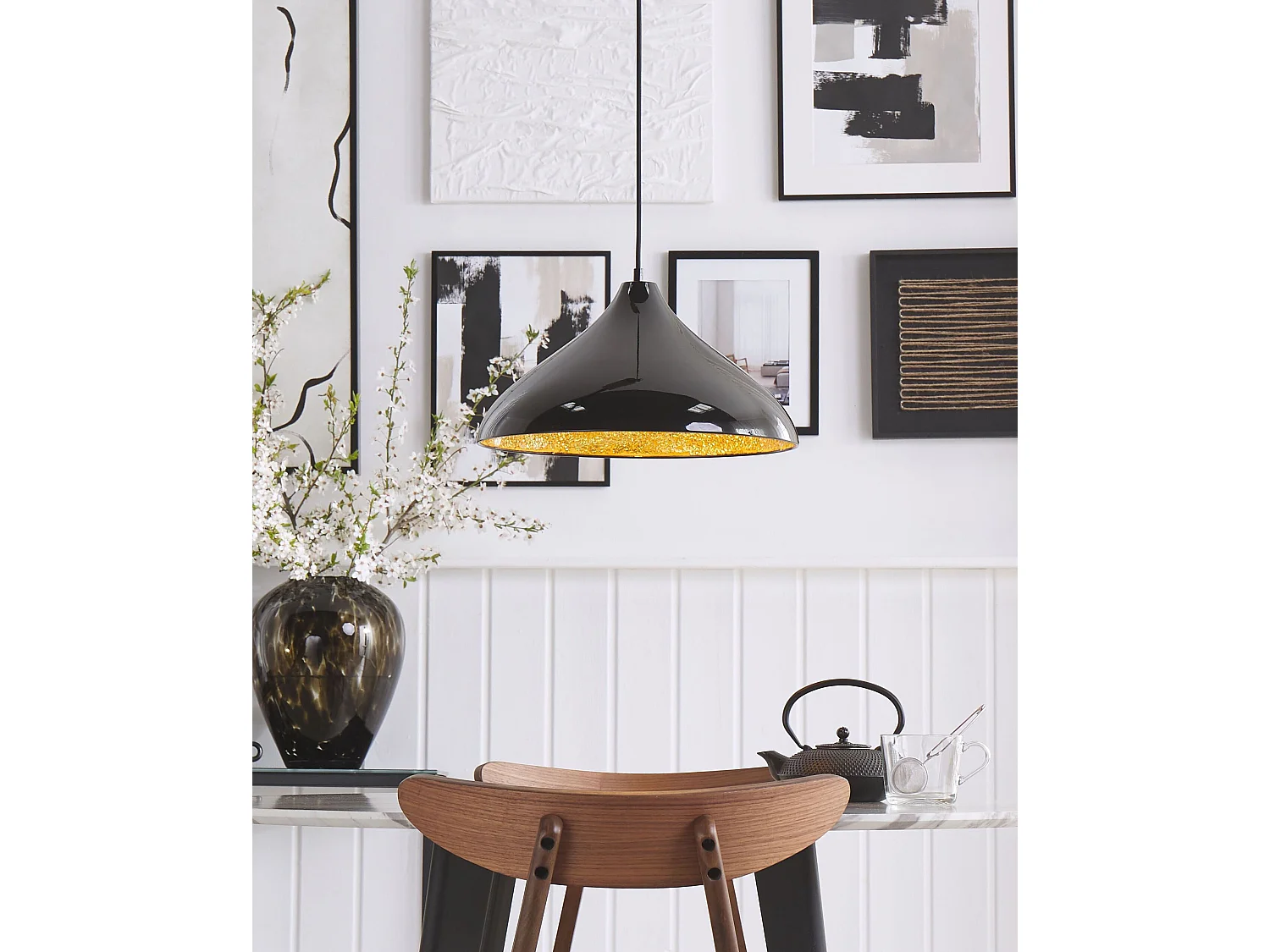 Hanglamp zwart ISKAR