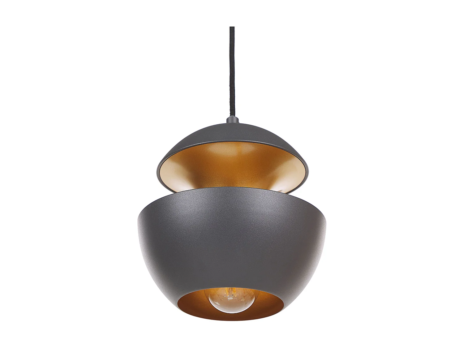 Lampe suspension BOJANA Métal Noir