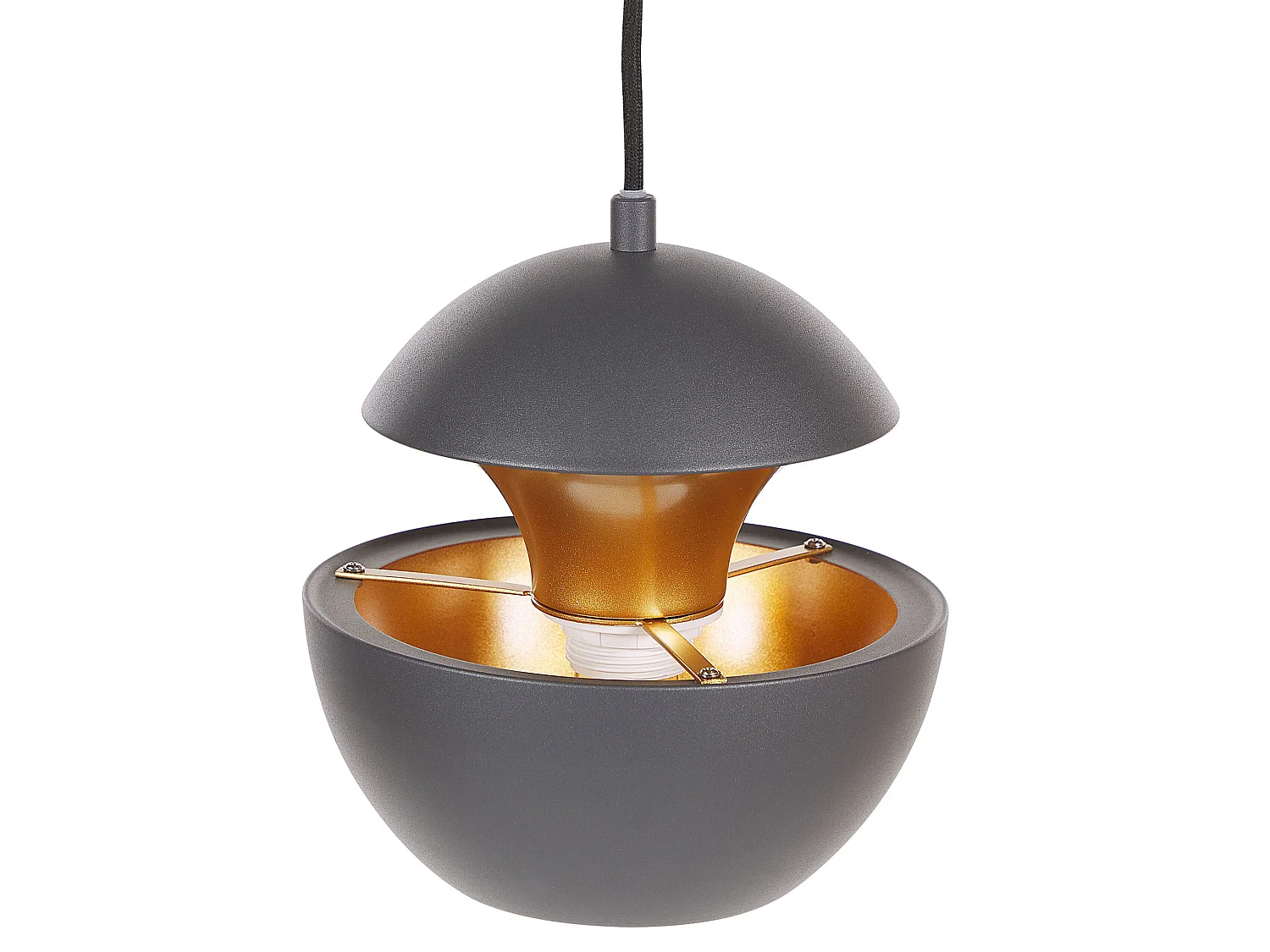 Lampe suspension BOJANA Métal Noir
