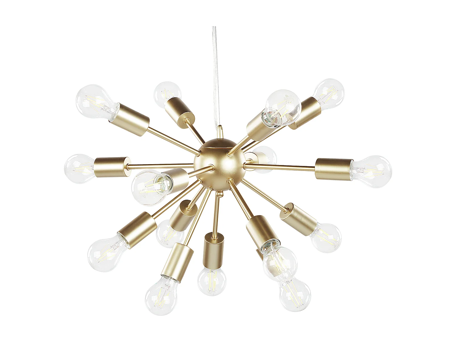 Lampe suspension BALAGAS Métal Doré