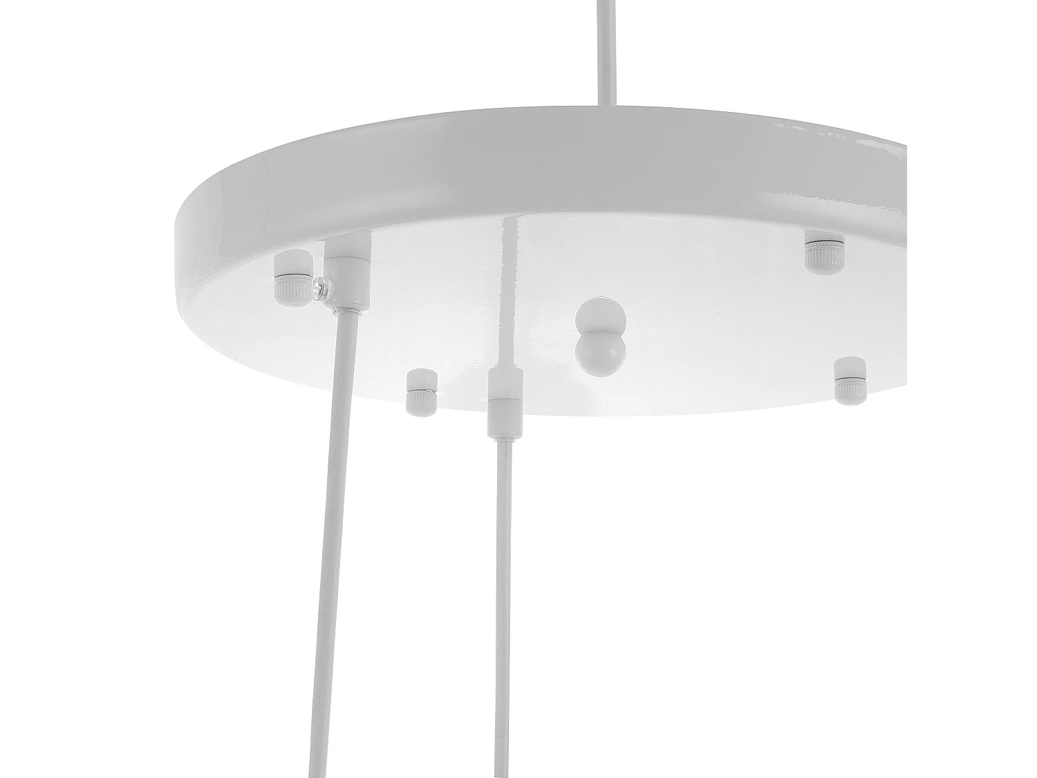 Lampe suspension blanc en métal TICINO